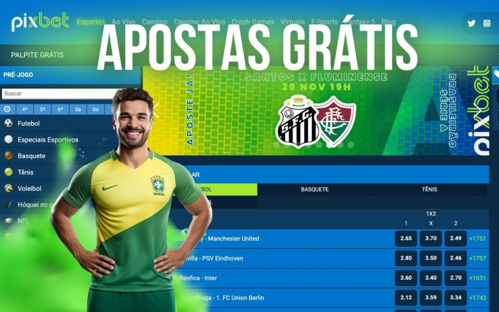 Pixbet Brasil Apostas grátis