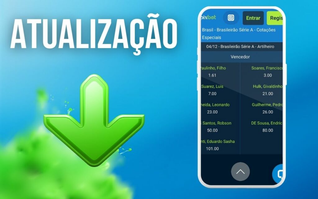 Pixbet Brasil app Atualização