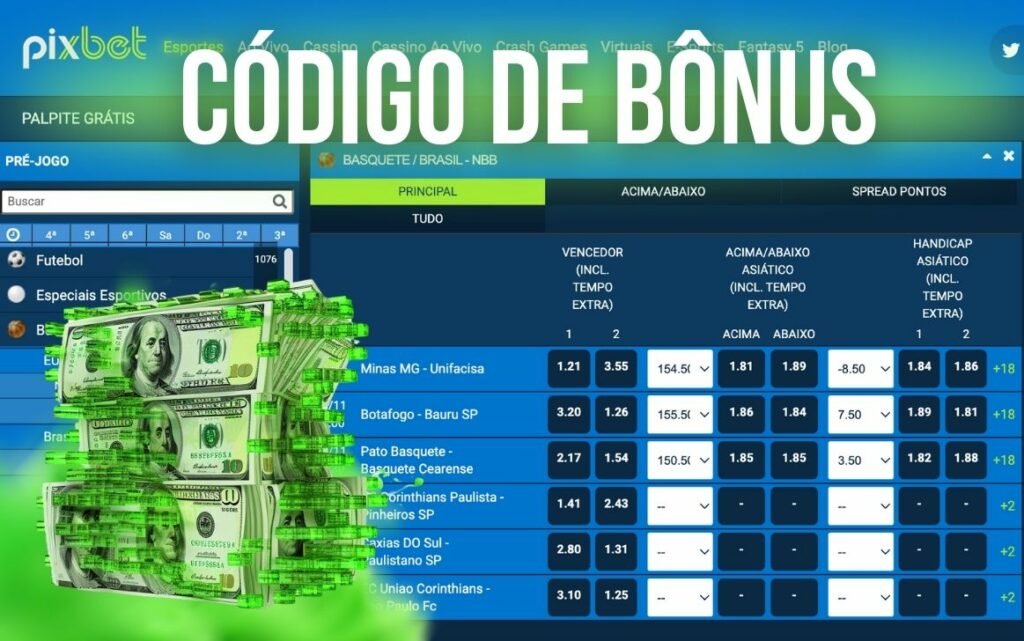 Pixbet Brasil apostas site Código