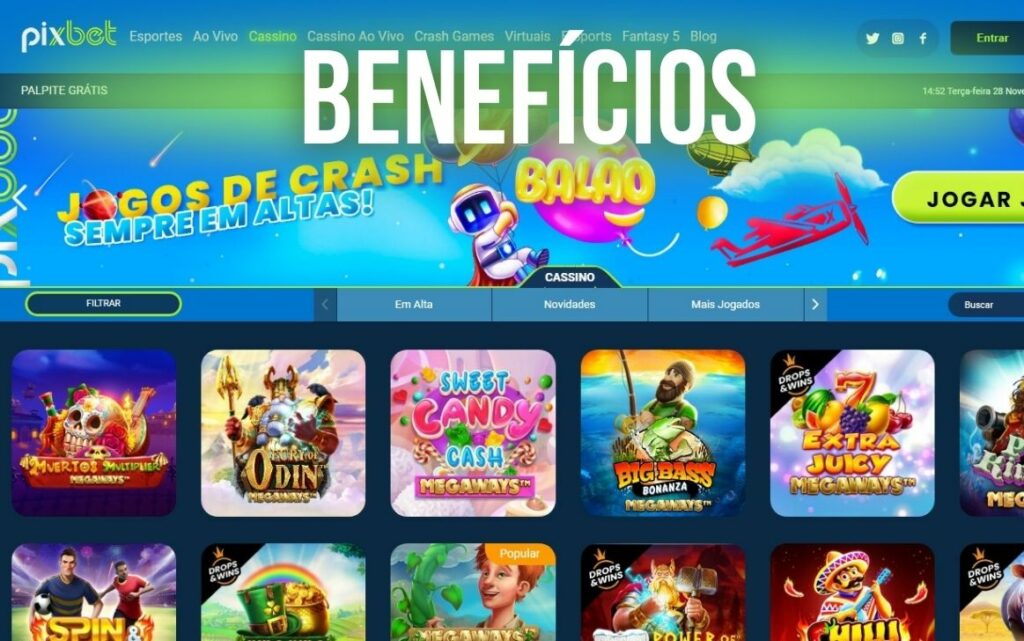 Pixbet Brasil Casino site Benefícios
