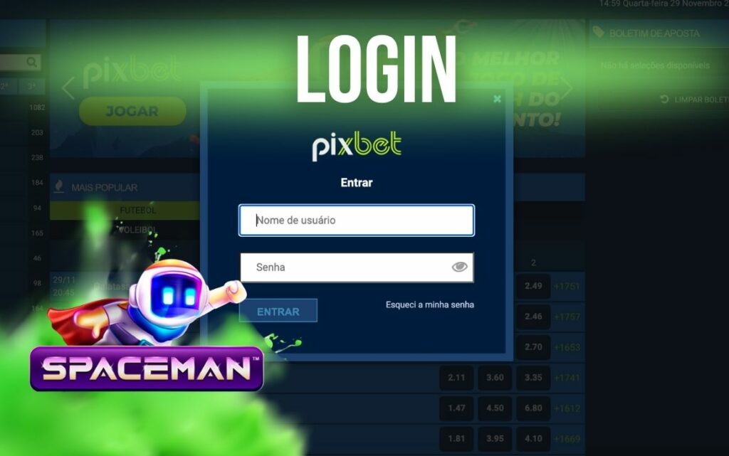 Pixbet Brasil spaceman jogo site login