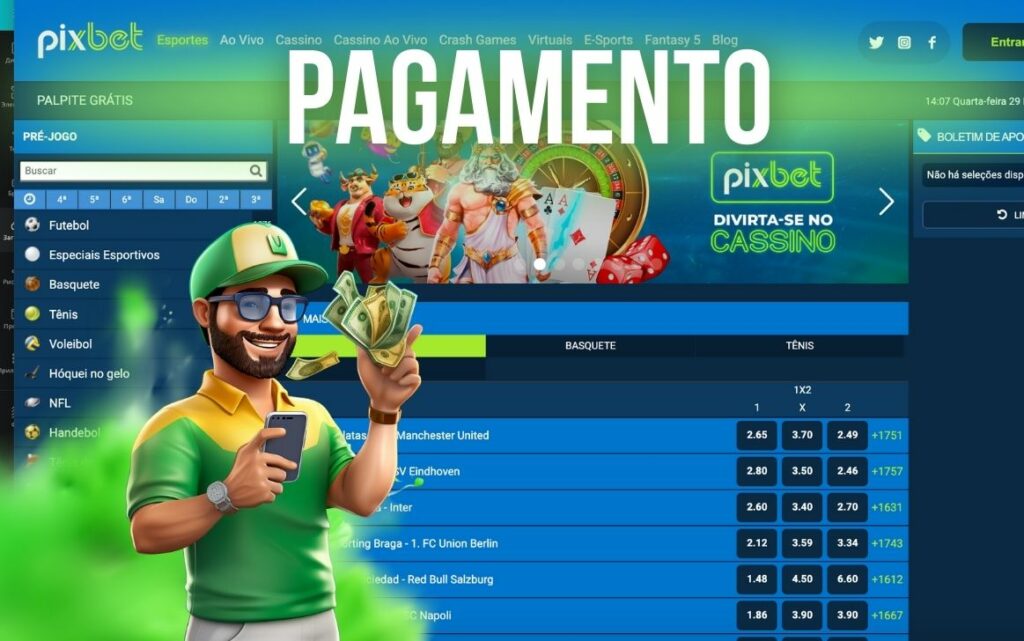 Pixbet Brasil site pagamento