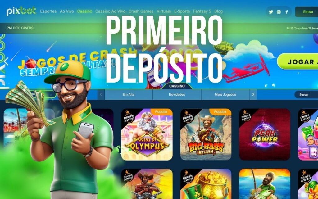 Pixbet Brasil primeiro depósito