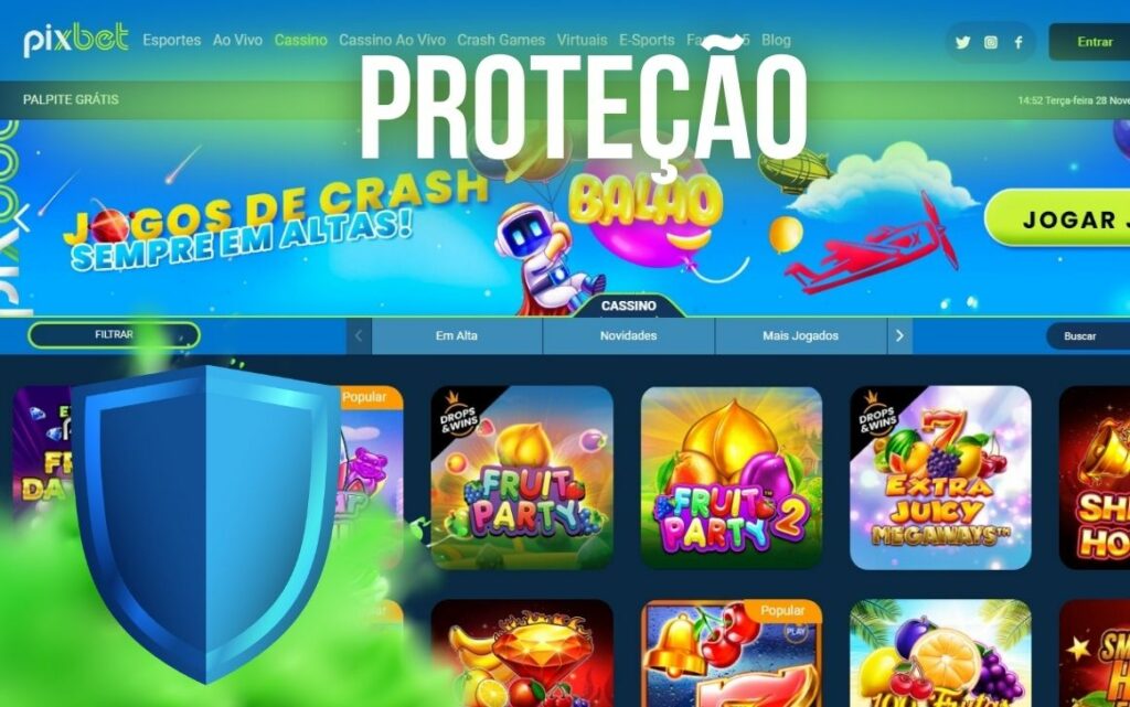 Pixbet Brasil site proteção